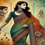 20 Fashionable Gemini AI Challenges Design the Retro and Vintage look to Saree Images with stunning Style!