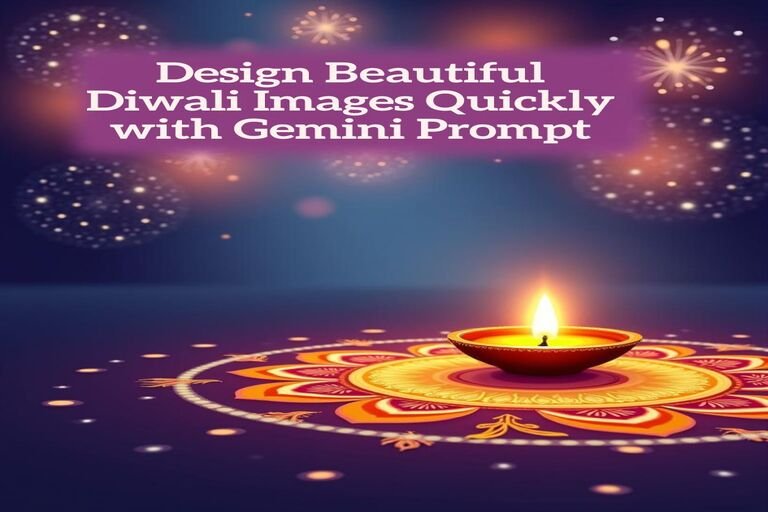 Design Beautiful Diwali Images Quickly with Gemini Prompt