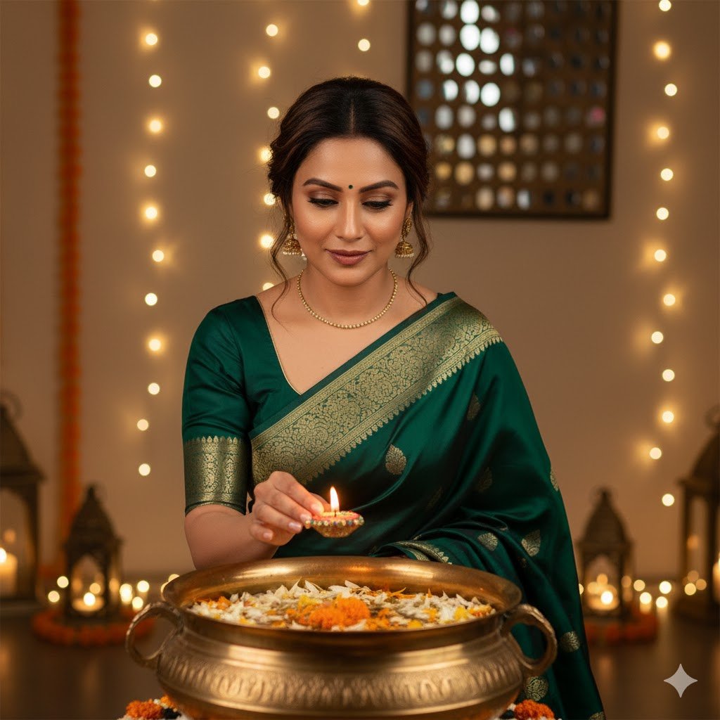 Diwali Portrait Prompts with Gemini AI for Professional